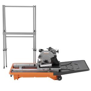 12 Amp Corded 8 in. Wet Tile Saw with Stand