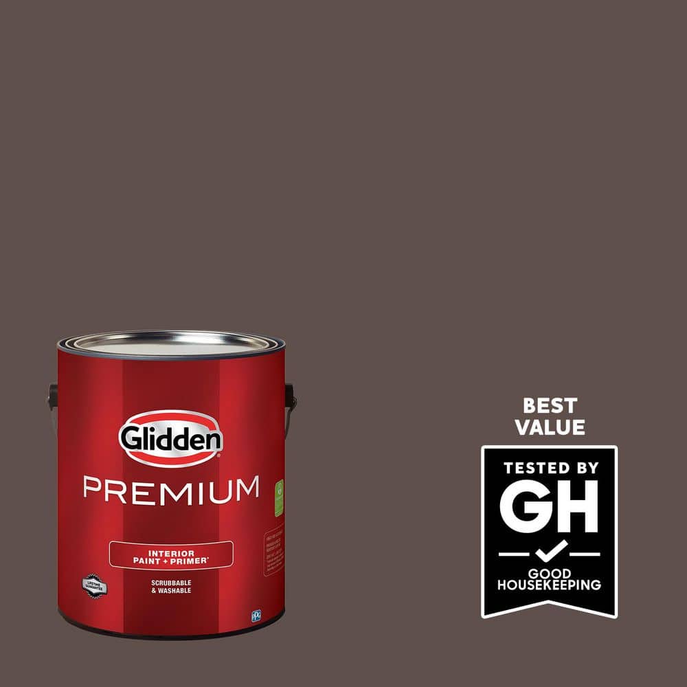 1 gal. PPG1017-7 Chocolate Pretzel Satin Interior Latex Paint price history on PriceWatchPro