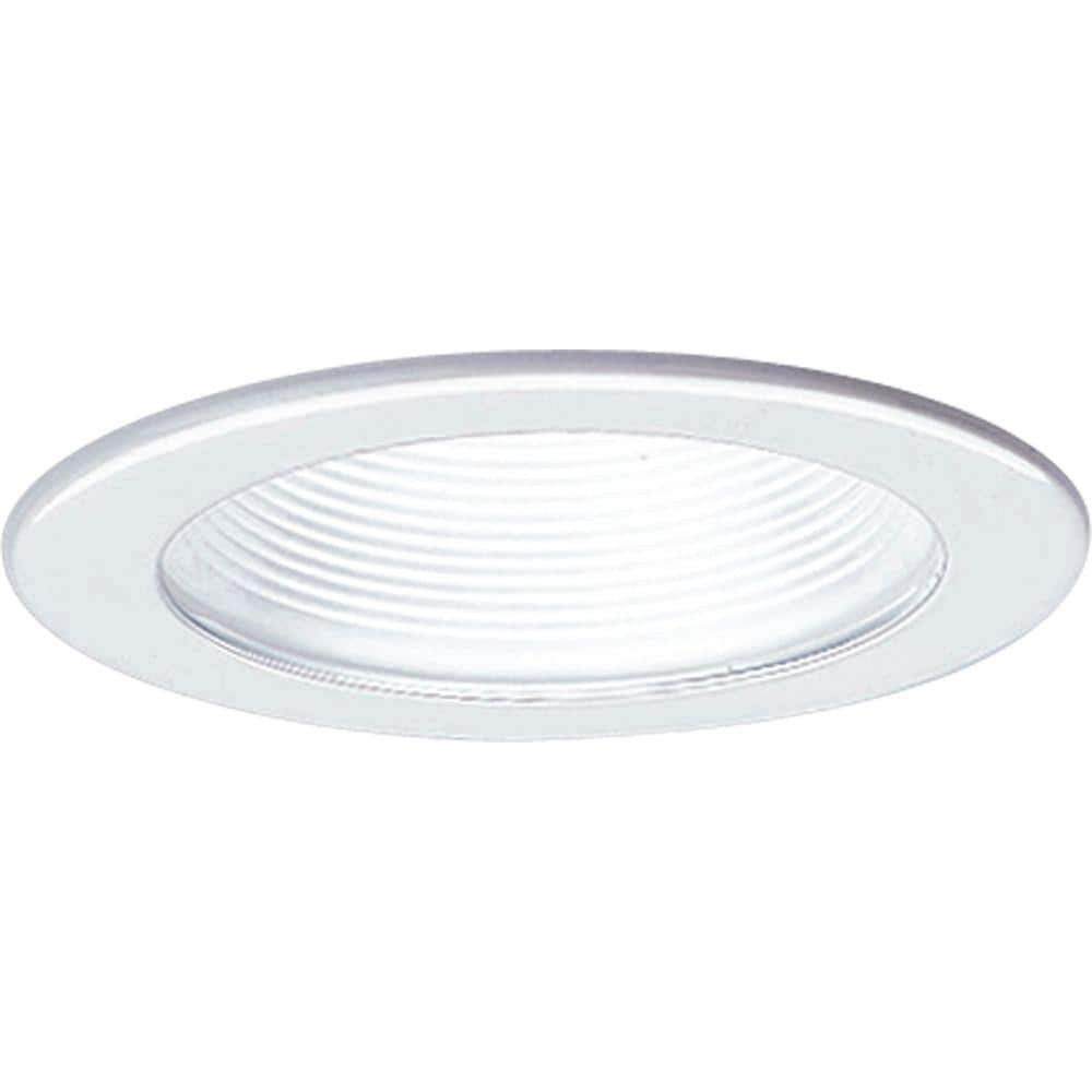 4 in. White Recessed Baffle Trim