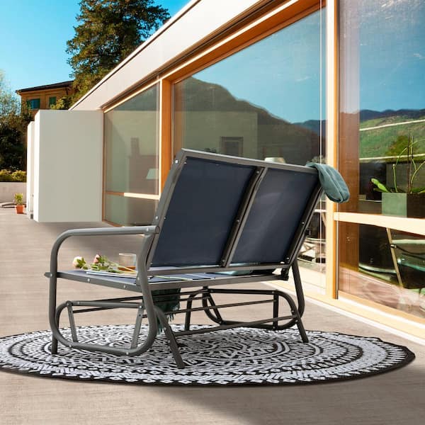 Outdoor patio glider online chairs