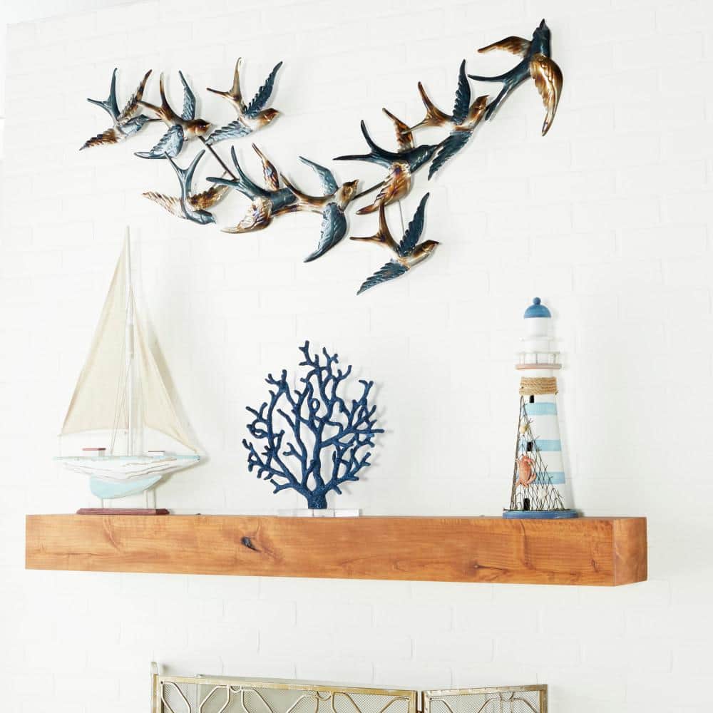 Dropship WILLART Handmade And Hand Painted Bird Design Metal Wall
