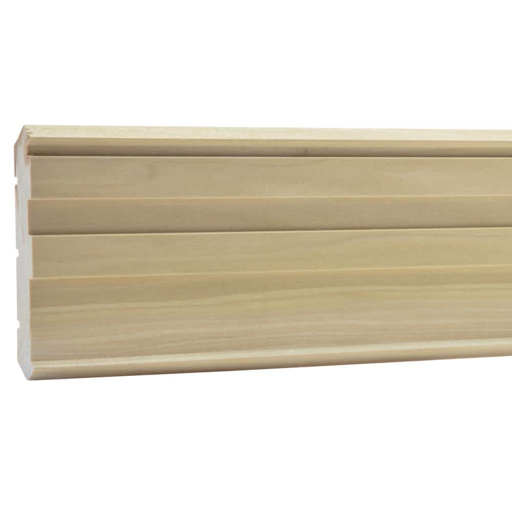 .625 in. D x 4.5 in. W x 92 in. L Unfinished Poplar Wood Beckett Crown Moulding price history on PriceWatchPro