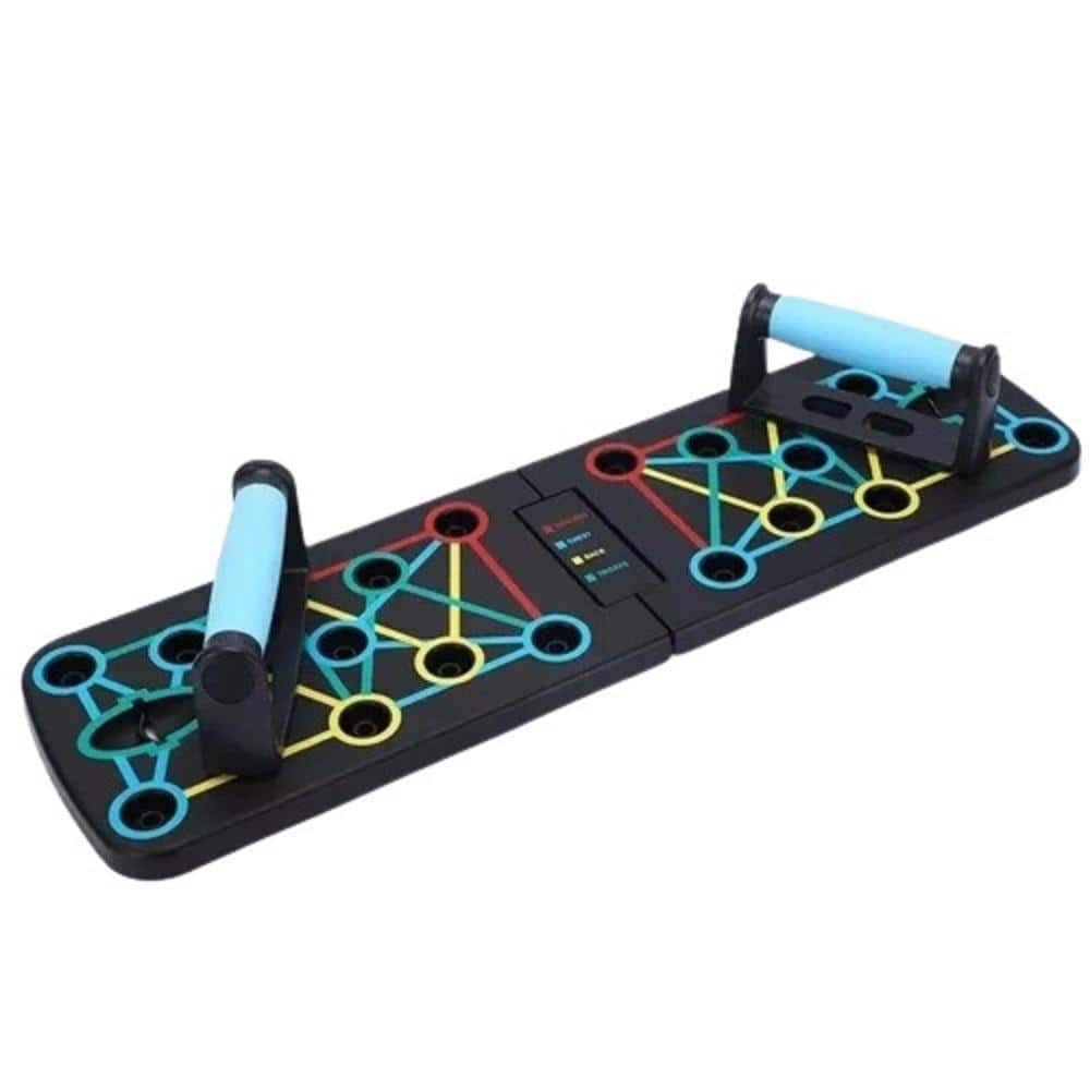Multi-Functional Detachable Push Up Board in Black, Home Workout Accessorie
