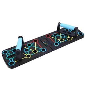 Multi-Functional Detachable Push Up Board in Black, Home Workout Accessories