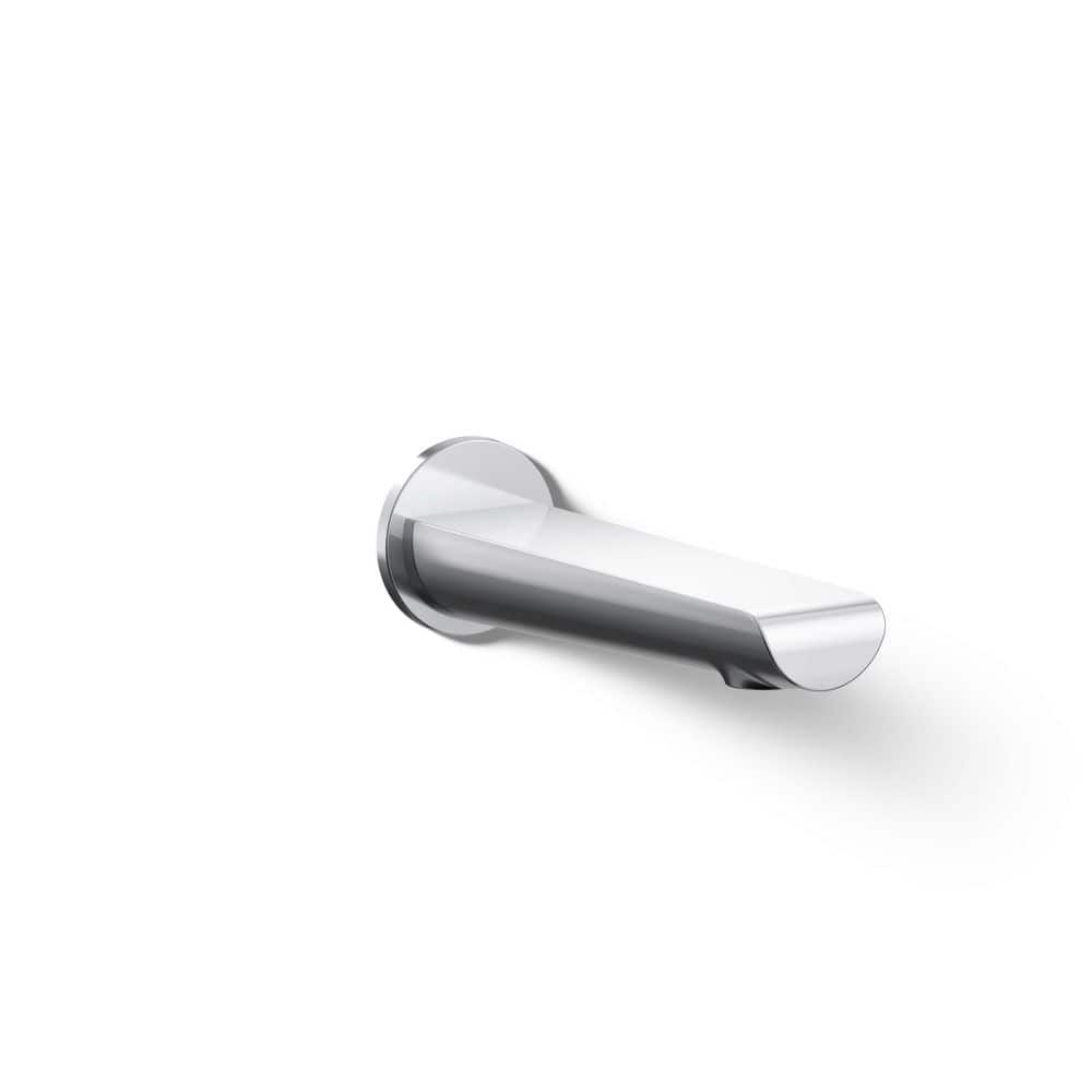 Polished Chrome Wall Mounted Bath Spout