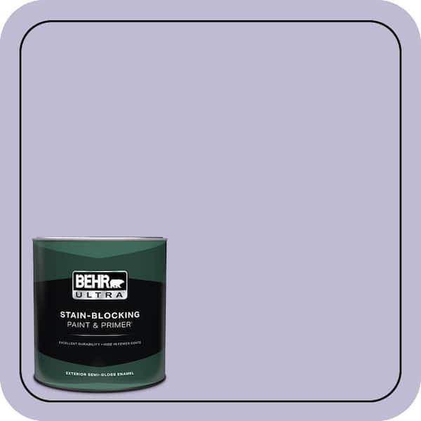 BEHR ULTRA 1 qt. #640C-3 Twilight Pearl Semi-Gloss Enamel Exterior Paint & Primer