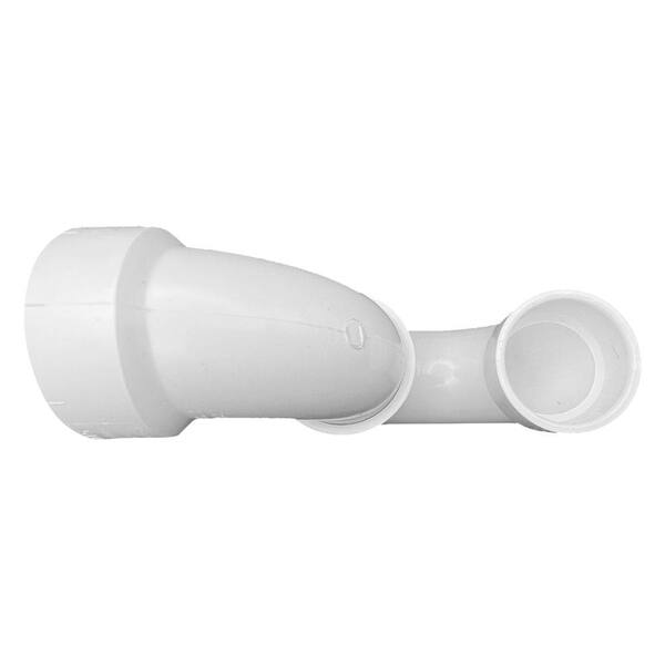 IPEX 1-1/2 in. PVC DWV Hub x Hub P- Trap with Cleanout 755238