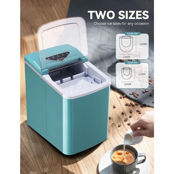 JEREMY CASS 8.7 in. 26 lb. Bullet Ice Cube Countertop