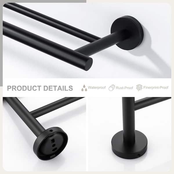 WINCASE Adjustable Double Towel Bar For Bathroom, Jamaica