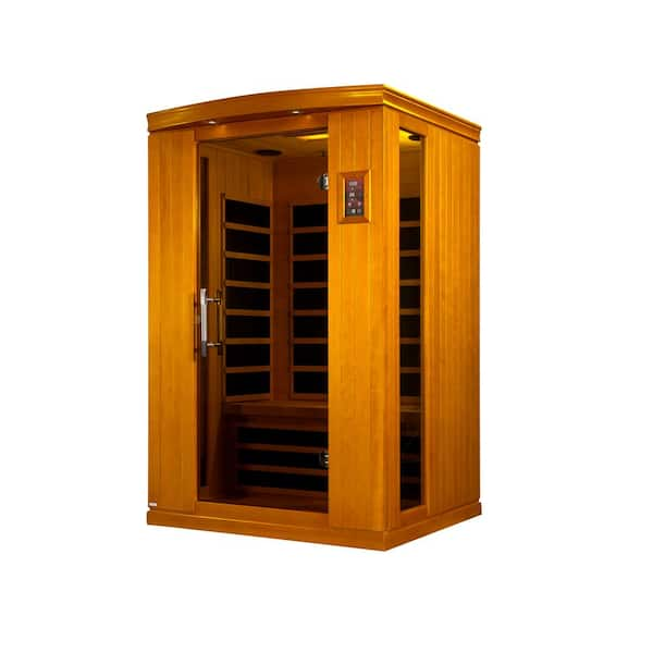 Maxxus Tru Heat 2-Person Far Infrared Sauna with 4-Carbon Tech Heaters, MP3, Light and Digital Controls