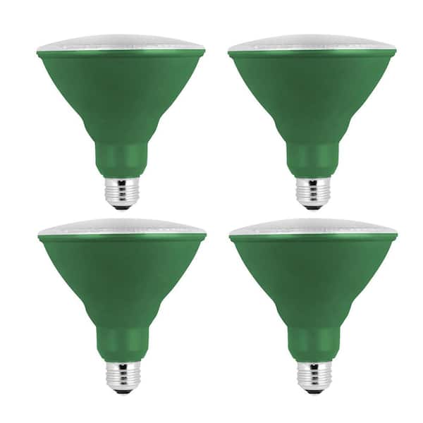 Feit Electric 75W Equivalent Par38 Medium E26 Base Non-Dimmable Indoor and Outdoor Full Spectrum LED Plant Grow Light Bulb (4-Pack)