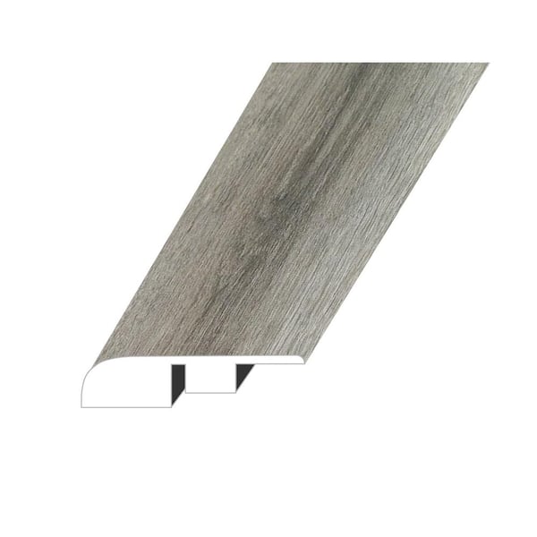 null OMNIA Elder Stone 0.6 in. Thick x 1.4 in. W x 94.5 in. L SPC Vinyl End Cap Molding