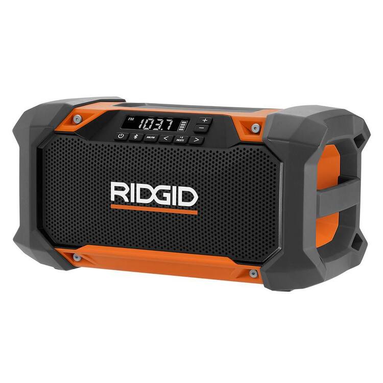 RIDGID 18V Hybrid Jobsite Radio with Bluetooth Technology (Tool Only)