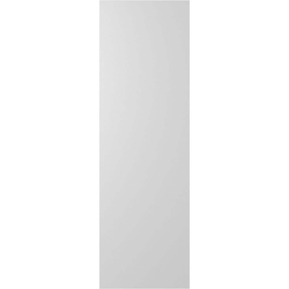 Primed Gray PVC Farmhouse Shutters with Z-Bar Design, 12"W x 58"H