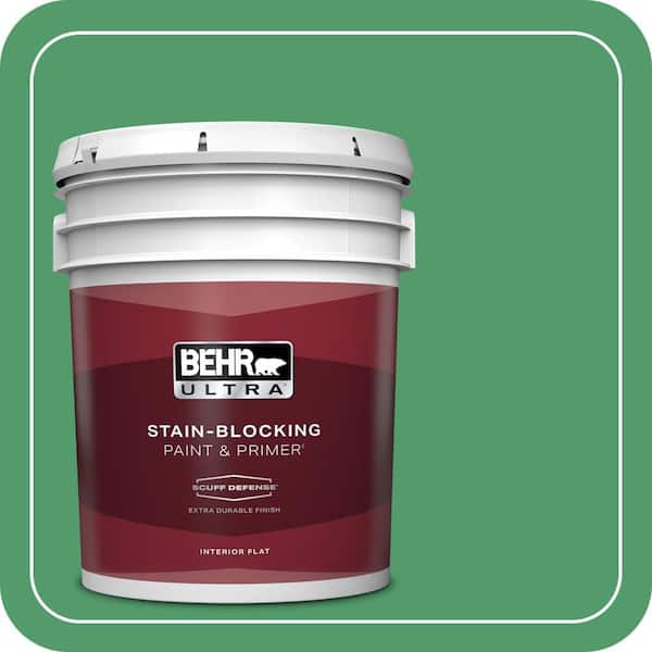 BEHR ULTRA 5 gal. #P410-6 Solitary Tree Extra Durable Flat Interior Paint & Primer