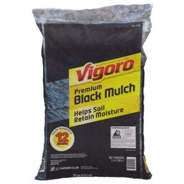 Vigoro 2 cu. ft. Black Mulch 6701000 The Home Depot
