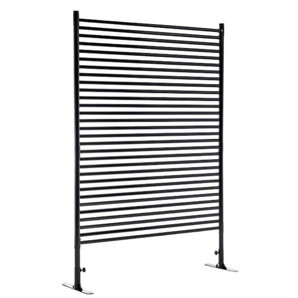 44 in. L x 16 in. W x 71 in. H. Steel Decorative Screen Panel