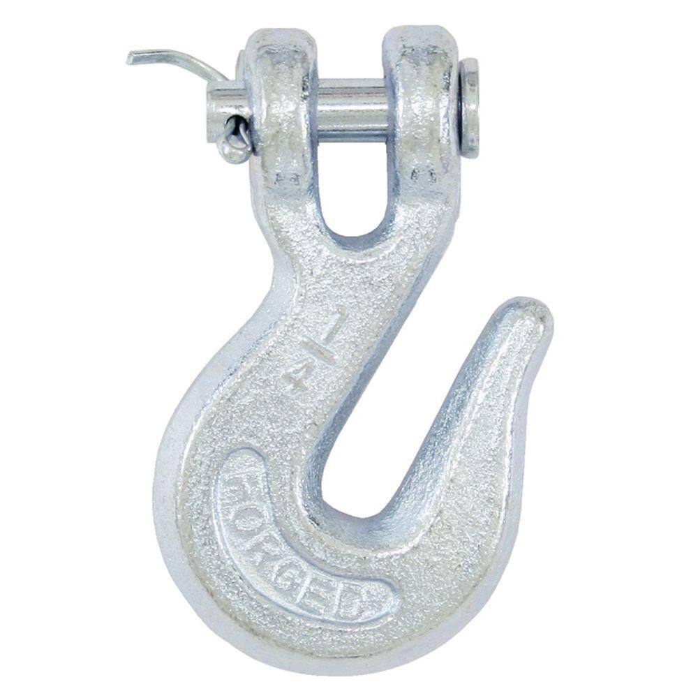 Everbilt 1/4 in. Zinc-Plated Clevis Slip Hook CH8011S-6 - The Home
