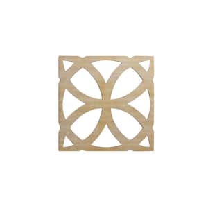 7-3/8 in. x 7-3/8 in. x 1/4 in. Birch Extra Small Daventry Decorative Fretwork Wood Wall Panels (10-Pack)