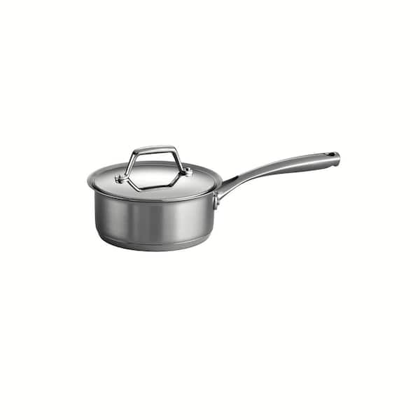 Tri-Ply Clad 1.5 Qt Covered Stainless Steel Covered Sauce Pan