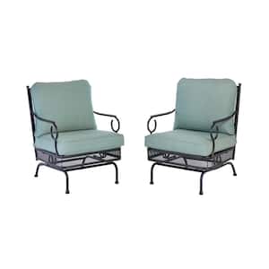 Amelia Springs Rocking Outdoor Lounge Chair with Spa Cushions (2-Pack)