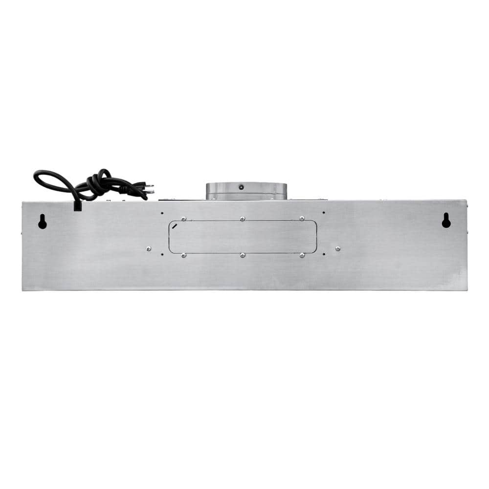 30 Inch Stainless Steel Under Cabinet Range Hood with LED Lights