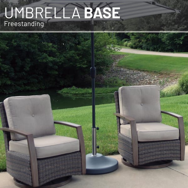 astella 11'rd tilting aluminum patio umbrella Astella 11 ft shade essentials market crank-open tilt patio umbrella in  polyester navy blue