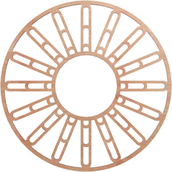 Ekena Millwork 0.25 in. x 7.25 in. x 20 in. Wood Medallion Moulding
