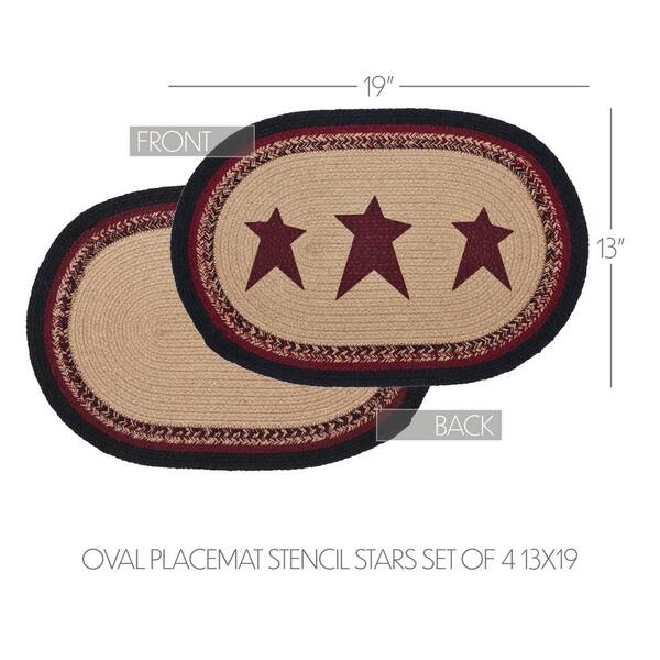 Farmers Market 19 in. x 13 in. Embroidered Multicolor Placemats (Set of 4) Farmers Market 19 in. x 13 in. Embroidered Multicolor Placemats (Set of 4)