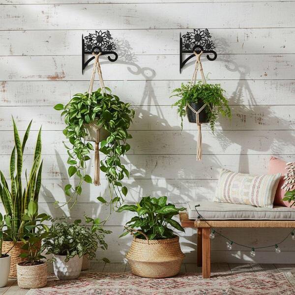 Iron Plant Hangers Hooks for Outdoor Indoor Hanging Plants Flower YNLIN448  - The Home Depot