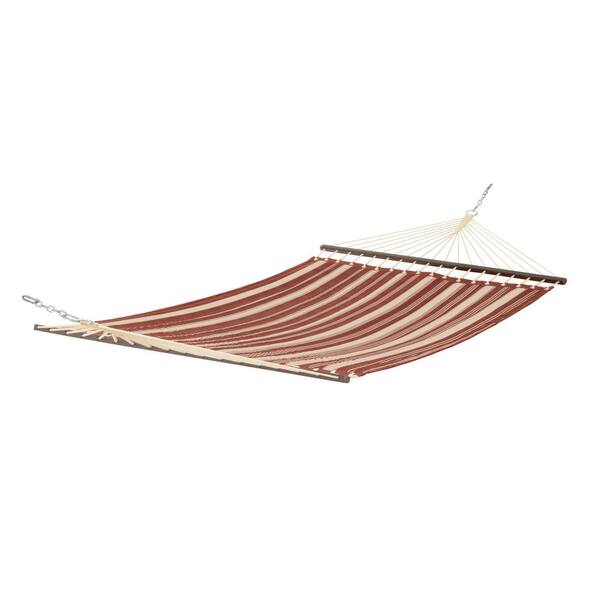 Classic Accessories Montlake 11 ft. Quilted Hammock in Heather Henna Stripe