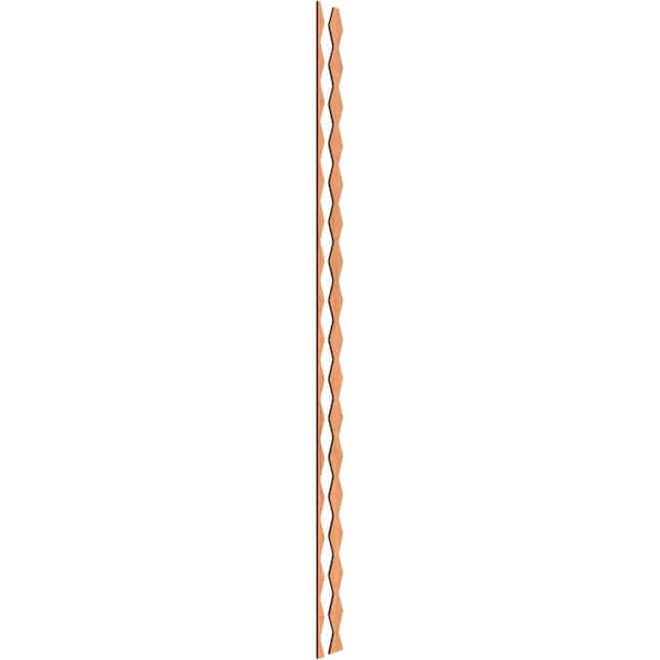 Ekena Millwork Cimarron 94 in. H x 0.375 in. W Slatwall Panels in Cherry 24-Pack