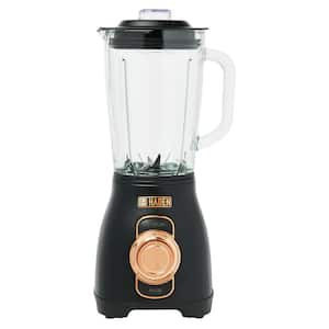 Power 59 Oz. 5-Speed Black/Copper Blender with Ice Crush Button