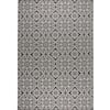 Nicole Miller Patio Country Danica Black/Gray 8 ft. x 10 ft. Geometric ...