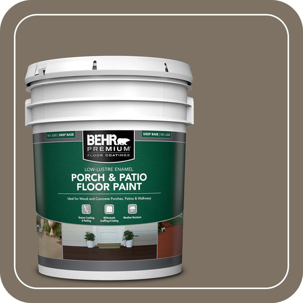 5 gal. #N320-6A Ash Brown Low-Lustre Enamel Interior/Exterior Porch and Patio Floor Paint price history on PriceWatchPro