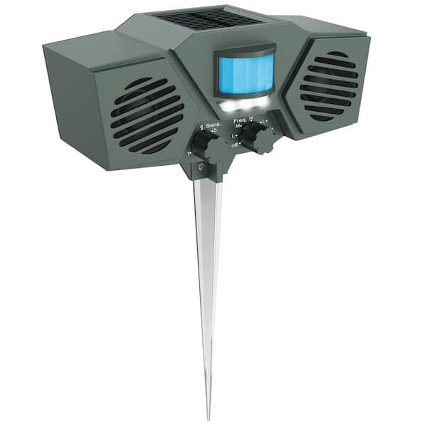 Bird-X Hydro Critter Blaster Animal Sprinkler Repeller Scarecrow Motion  Activated Solar Powered-HCB-S - The Home Depot