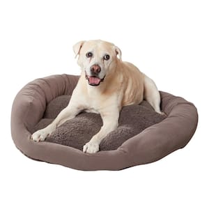 Murphy Medium Donut Gray Dog Bed