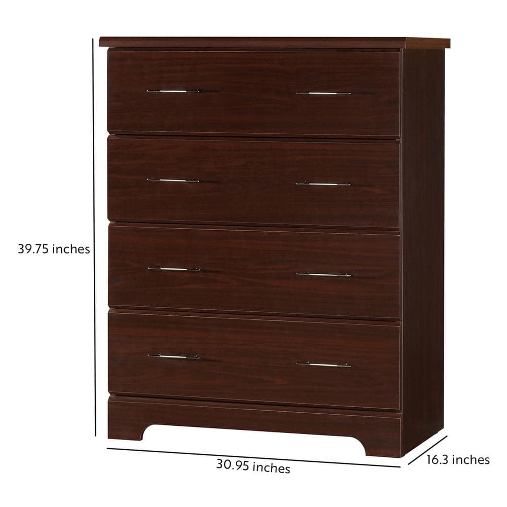 Espresso GREENGUARD Certified 4-Drawer Nursery Dresser