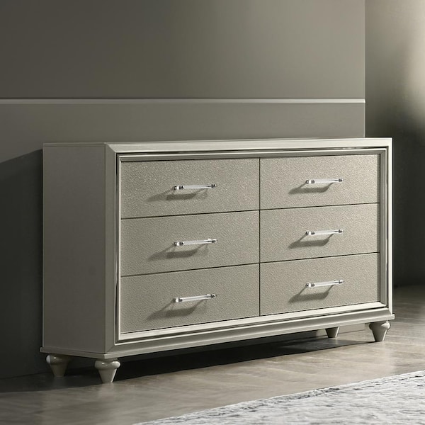 New Classic Furniture Lumina Gray 6-drawer 60 in. Dresser