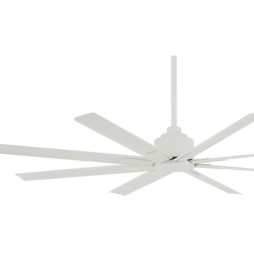 Xtreme H2O 65 in. Indoor/Outdoor Flat White Ceiling Fan with Remote Control Ceiling Fans Without Lights