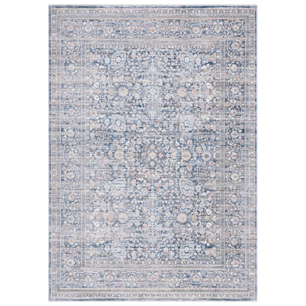 Harlow 4 ft. x 6 ft. Ivory Blue/Gray Medallion Ornate Area Rug price history on PriceWatchPro