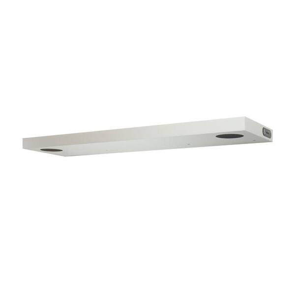 StudioSync 31.5 in. x 9.25 in. 2-Speaker White Music Shelf