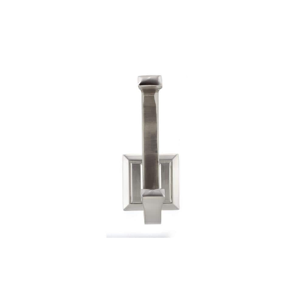 Brushed Nickel Transitional Metal Wall Hook