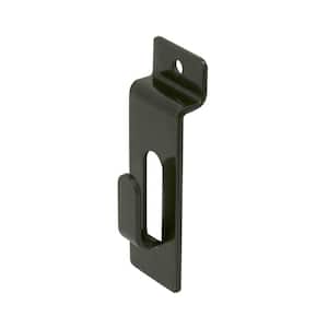 Black Slatwall Notch Picture Hanger Utility Hook (25-Pack)