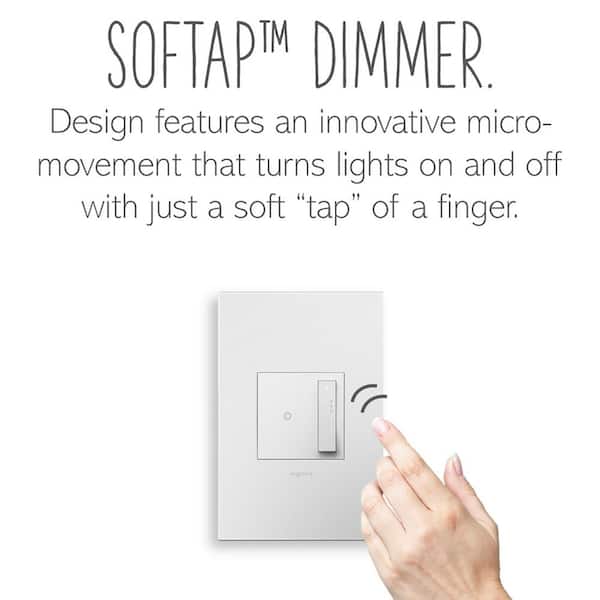 SofTap Dimmer, 700W Wi-Fi Ready Master, (Incandescent, Halogen, MLV, Fluorescent, ELV, CFL, LED) : ADTP700RMTUG1 | Elegance Lighting - View #4