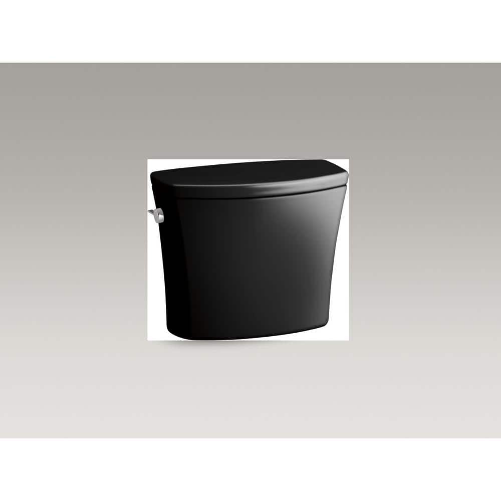 White Ceramic Toilet Tank with Left-Hand Trip Lever