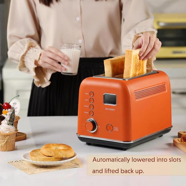 Leverless toaster best sale