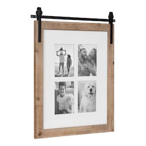 Cates 16 x 20 Rustic Brown Collage Picture Frame