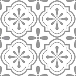 12 in. x 12 in. Gray Cosmos Peel and Stick Vinyl Floor Tile (20-Tile, 20 sq. ft.)