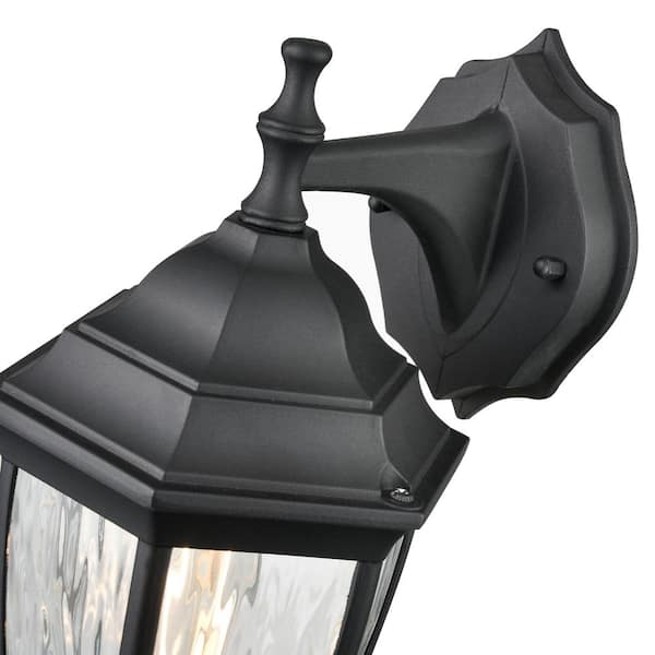 Millennium Lighting 10.8 in. 1-Light Textured Black Outdoor